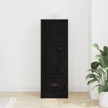 Highboard Stejar Negru 36x35,5x103,5 cm Lemn prelucrat - Img 4