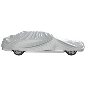Husă auto Sedan, curele cu cataramă, complet, argintiu M PEVA - Img 5