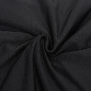 Husă elastică pentru canapea cu 3 locuri poliester jersey negru - Img 4