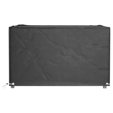 Huse mobilier grădină, 2 buc, 8 ocheți, 132x132x80 cm, pătrat - Img 4