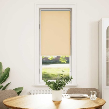 Jaluză cu role opace bej 60x150 cm lățime material 55,7 cm - Img 2