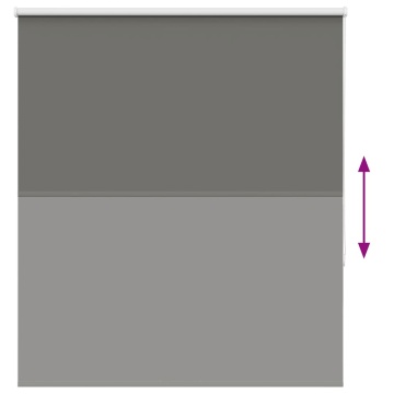 Jaluză cu role opace gri 125x150 cm Lățime material 121,6 cm - Img 8