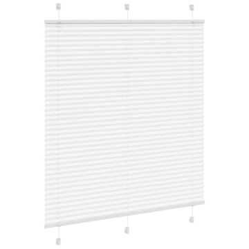 Jaluză plisată alb 120x150 cm Lățime țesătură 119,4 cm - Img 3