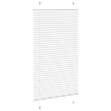 Jaluză plisată alb 80x100cm Lățime țesătură 79,4 cm poliester - Img 4
