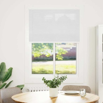 Jaluză plisată alb 85x150 cm Lățime țesătură 84,4cm poliester - Img 2