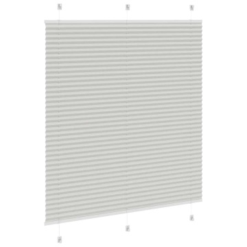 Jaluză plisată gri deschis 120x150 cm Lățime țesătură 119,4 cm - Img 4