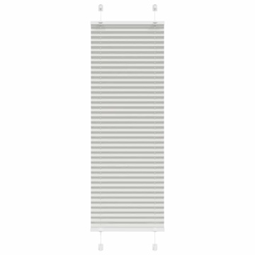 Jaluză plisată gri deschis 40x150 cm Lățime țesătură 39,4 cm - Img 1