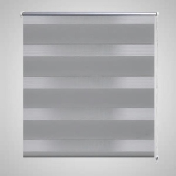 Jaluzea tip zebră, 70 x 120 cm, gri - Img 1