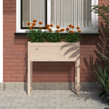 Jardinieră, 78x40x81 cm, lemn masiv de pin - Img 3