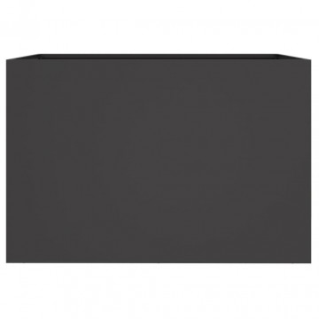 Jardinieră, negru, 62x47x46 cm, oțel laminat la rece - Img 8
