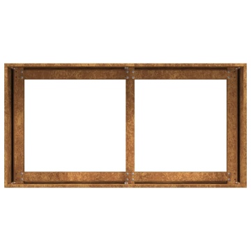 Jardinieră Rusty 80x40x40 cm Oțel pentru intemperii - Img 5