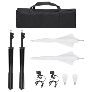 Kit studio foto cu set de lumină și fundal - Img 8