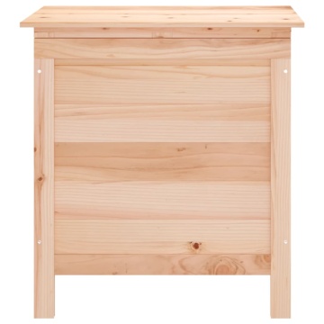 Ladă depozitare de grădină 50x49x56,5 cm lemn masiv de brad - Img 4