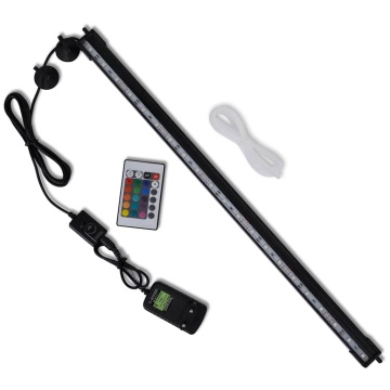 Lampă cu LED pentru acvariu cu bule RGB 56,5 cm - Img 1