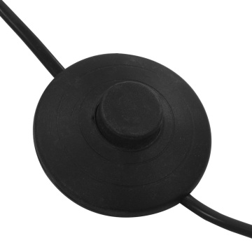 Lampă de podea, negru și auriu, 200 cm, 5 x E14 - Img 7