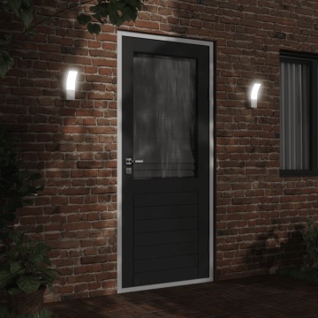 Lampă exterioară de perete cu LED, alb, aluminiu turnat - Img 3