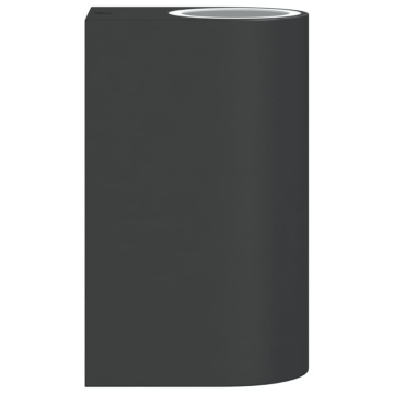 Lampă exterioară de perete, negru, aluminiu turnat sub presiune - Img 7