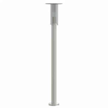 Lampă exterioară de podea, argintiu, 100 cm, oțel inoxidabil - Img 5