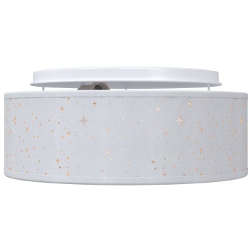 Lămpi de tavan cu abajur stelar Gri Ø 30 cm Fabric E27 - Img 3