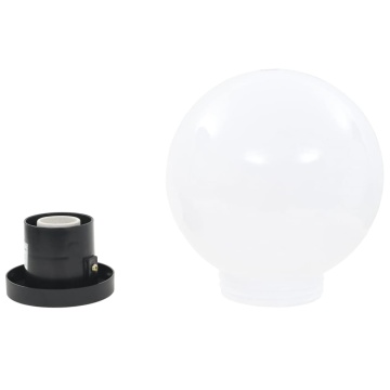 Lămpi glob cu LED, 4 buc., 20 cm, PMMA, sferic - Img 6