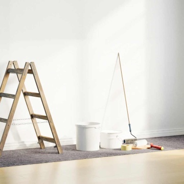 Lână anti-alunecare pentru vopsitor 2532 cm 220 g/m² gri - Img 3