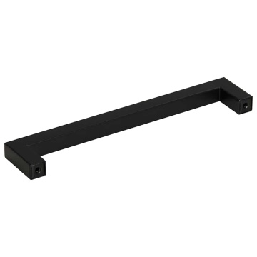 Mânere de dulap, 10 buc., negru, 160 mm, oțel inoxidabil - Img 6