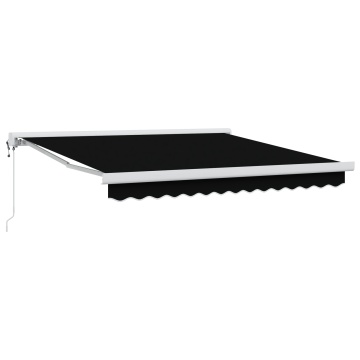 Marchiză automată retractabilă neagră 300x250 cm, Țesătură de înlocuire pentru marchiza pentru cadru de 3x2.5 m negru - Img 2
