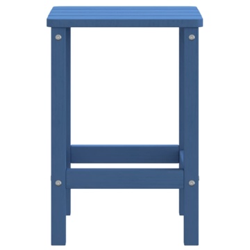 Masă Adirondack de grădină ,albastru aqua, 38x38x46 cm, HDPE - Img 4