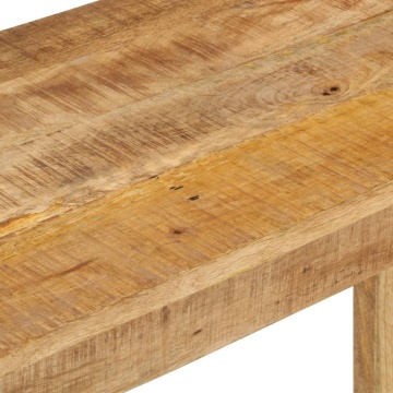 Masă consolă, 110x35x76 cm, lemn de mango nefinisat - Img 8