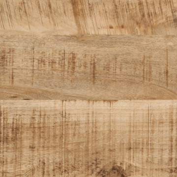 Masă consolă, 90x30x75 cm, lemn de mango nefinisat și fier - Img 6