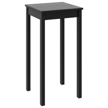 Masă de bar din MDF, negru, 55 x 55 x 107 cm - Img 2