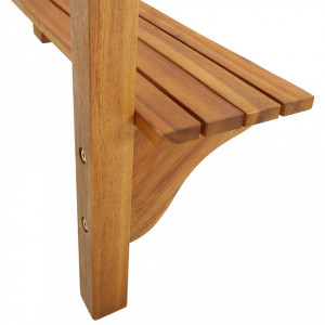 Masă de bar pentru balcon, 90x37x122,5 cm, lemn masiv de acacia - Img 6