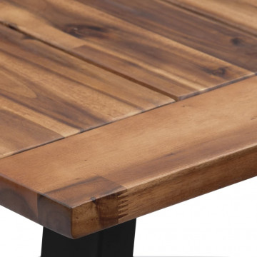 Masă de bucătărie, 180 x 90 cm, lemn masiv de acacia - Img 7