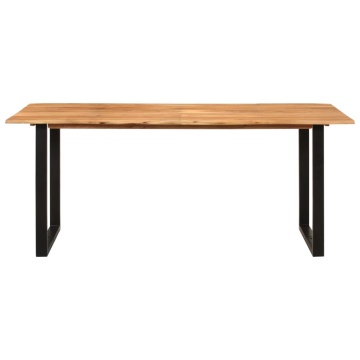Masă de bucătărie, 180 x 90 x 76 cm, lemn masiv de acacia - Img 2