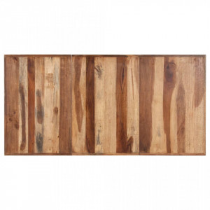 Masă de bucătărie, 180x90x75 cm, lemn masiv cu finisaj sheesham - Img 4