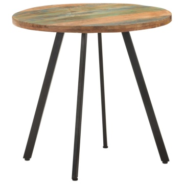 Masă de bucătărie, 80 cm, lemn masiv reciclat - Img 5
