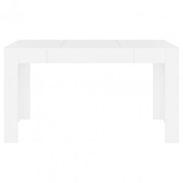 Masă de bucătărie, alb, 140x74,5x76 cm, PAL - Img 3