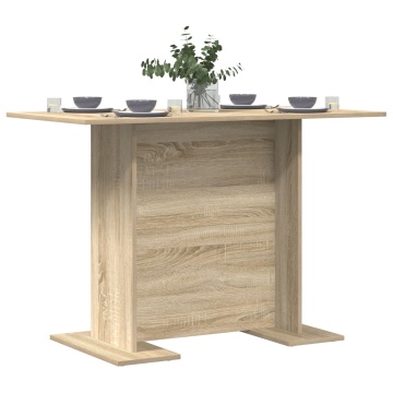 Masă de dining Sonoma Oak 110x60x75 cm din lemn prelucrat - Img 3