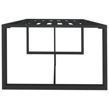Masă de exterior, antracit, 120x60x66 cm, aluminiu - Img 4