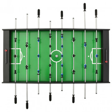 Masă de fotbal pliantă, negru, 121 x 61 x 80 cm - Img 8