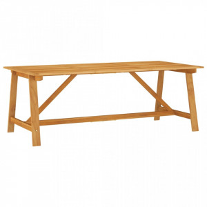 Masă de grădină, 206 x 100 x 74 cm, lemn masiv de acacia - Img 1