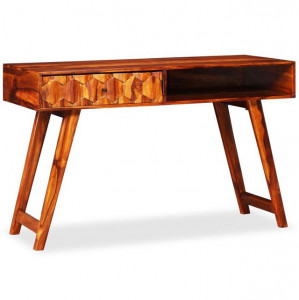 Masă de scris din lemn masiv de sheesham 118 x 50 x 76 cm - Img 1