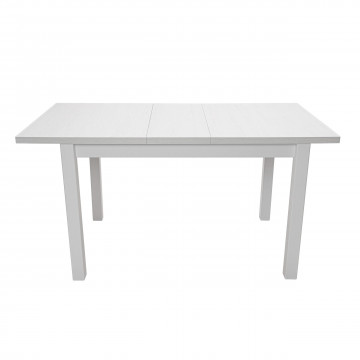 Masa extensibila mb-13 max5 120x150 cm, alb, lemn masiv de fag si pal - Img 3