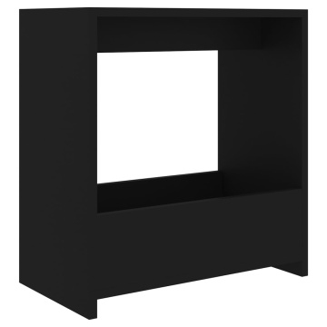 Masă laterală, negru, 50x26x50 cm, PAL - Img 2