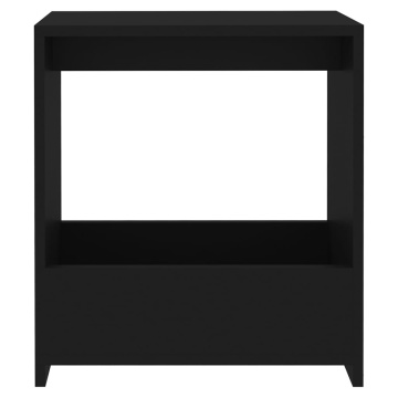 Masă laterală, negru, 50x26x50 cm, PAL - Img 4
