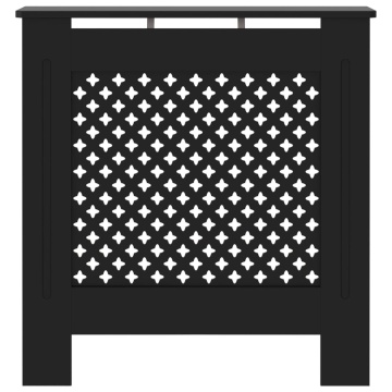 Mască pentru calorifer, negru, 78 cm, MDF - Img 3