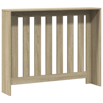 Mască pentru calorifer stejar sonoma 104x20x82cm lemn prelucrat - Img 8