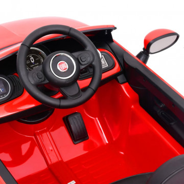Mașină electrică pentru copii Fiat 500, roșu - Img 5
