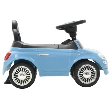 Mașinuță fără pedale Fiat 500 albastru - Img 8
