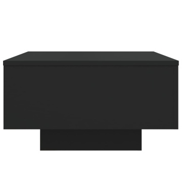 Măsuță de cafea cu lumini LED, negru, 55x55x31 cm - Img 7